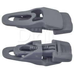 Holdon MIDI Clip-on Eyelet grey [10 pcs]