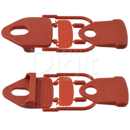 HOLDON Mini Clip Klemmösen Rot [10 Stk.]